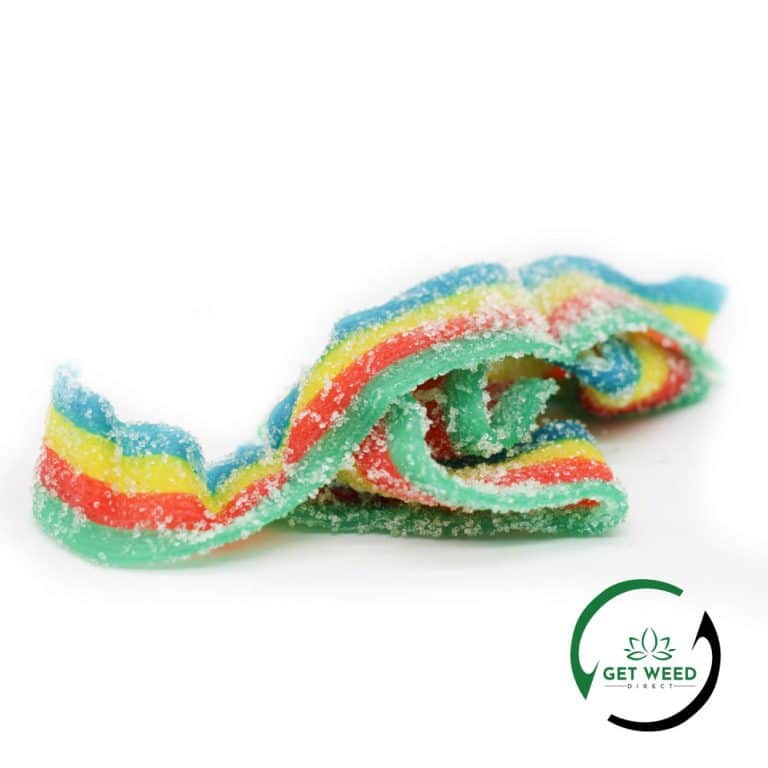 Buy RAINBOW SOUR BELTS BY ETHER EDIBLES (180mg THC) Online Get Weed Direct