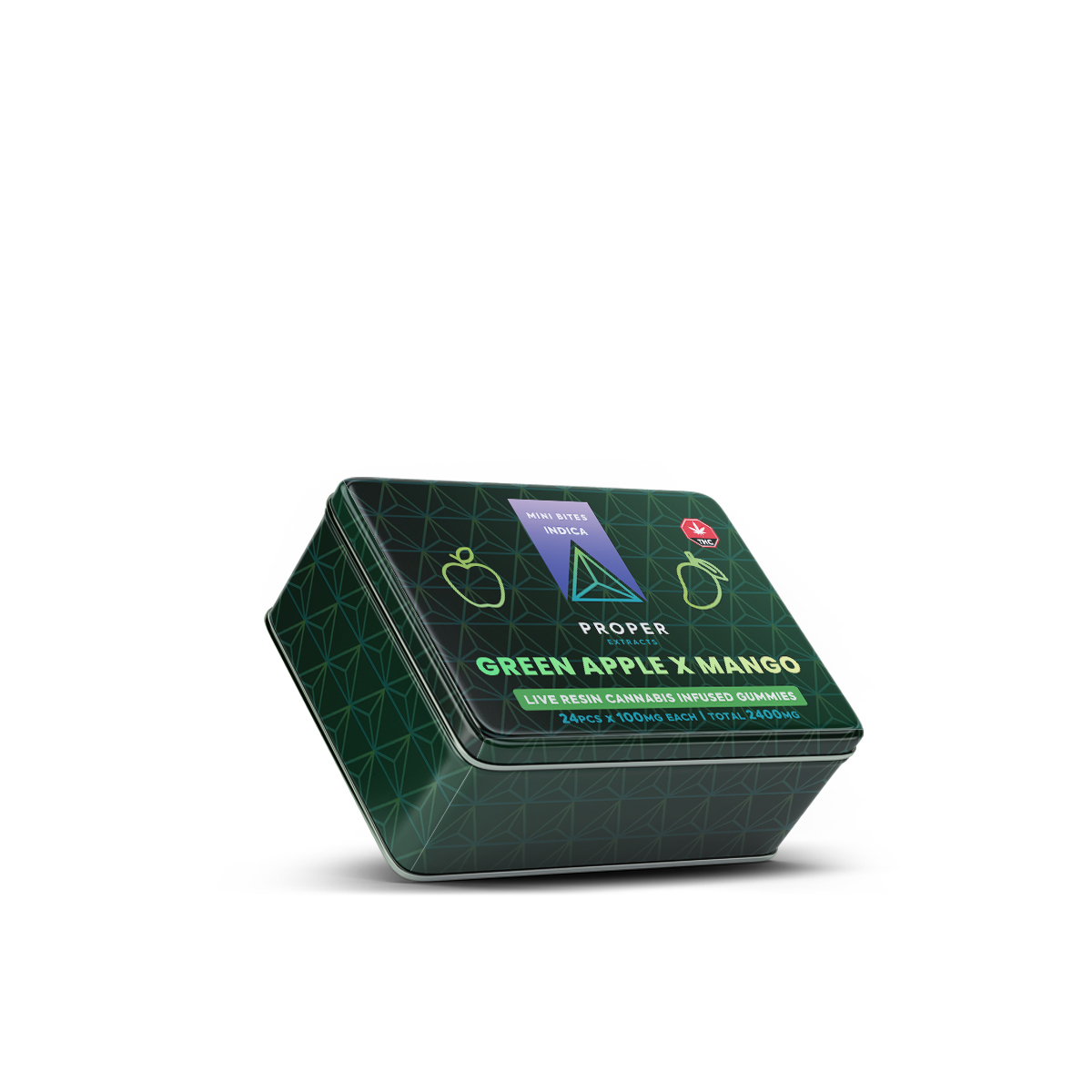Photographie source: GREEN APPLE X MANGO MINI BITES BY PROPER